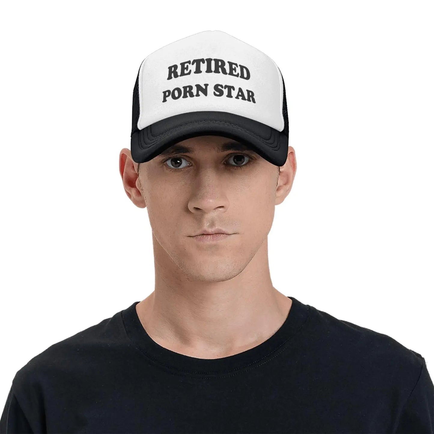 RETIRED PORN STAR trucker hat