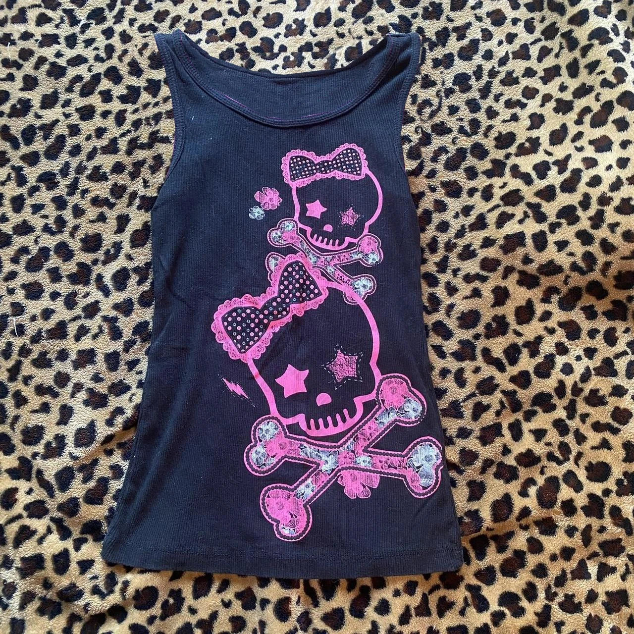 PINK SKULL tank