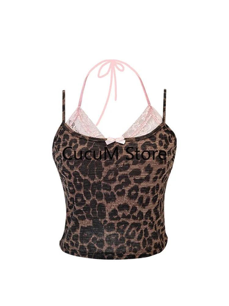 LEOPARD lace tank