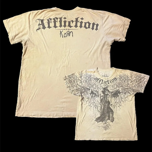 AFFLICTION korn tee